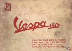 Vespa 150 (VBB1T) Parts Book